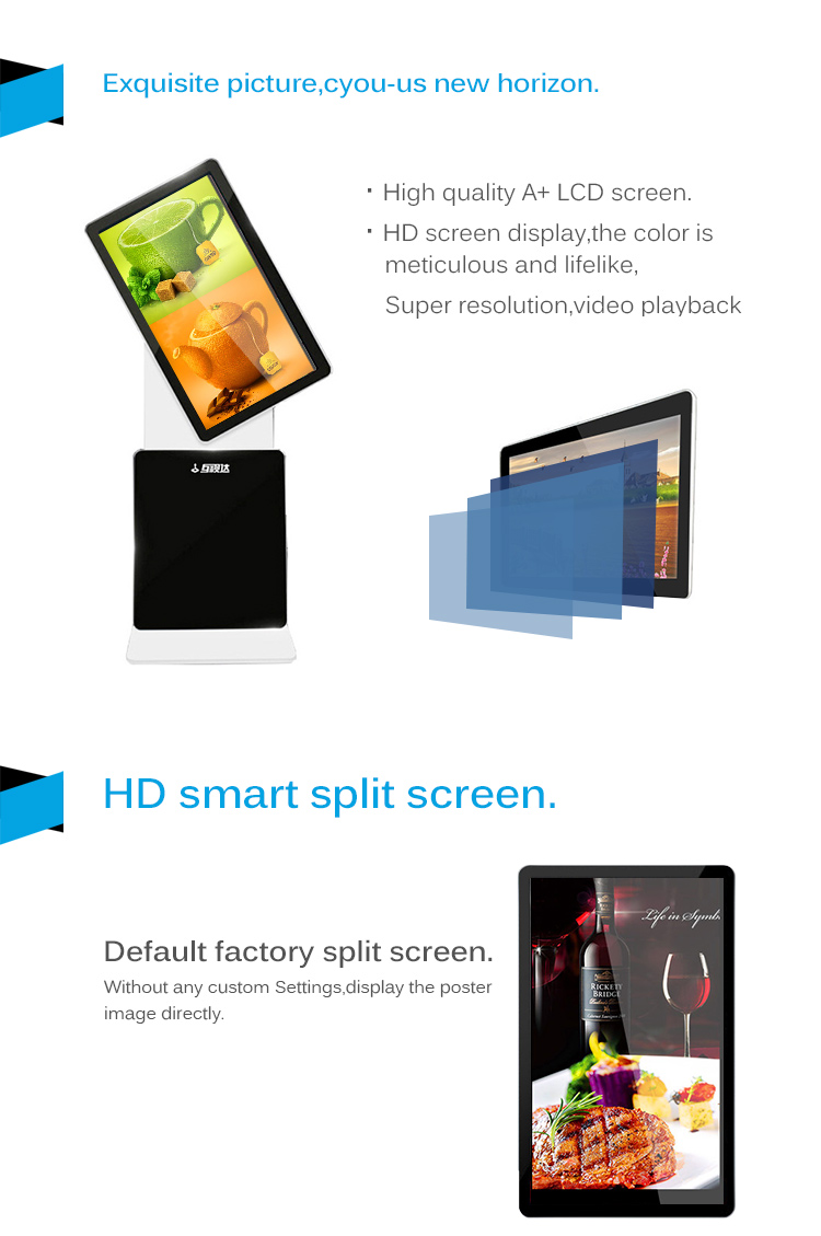 360 degree rotated kiosk