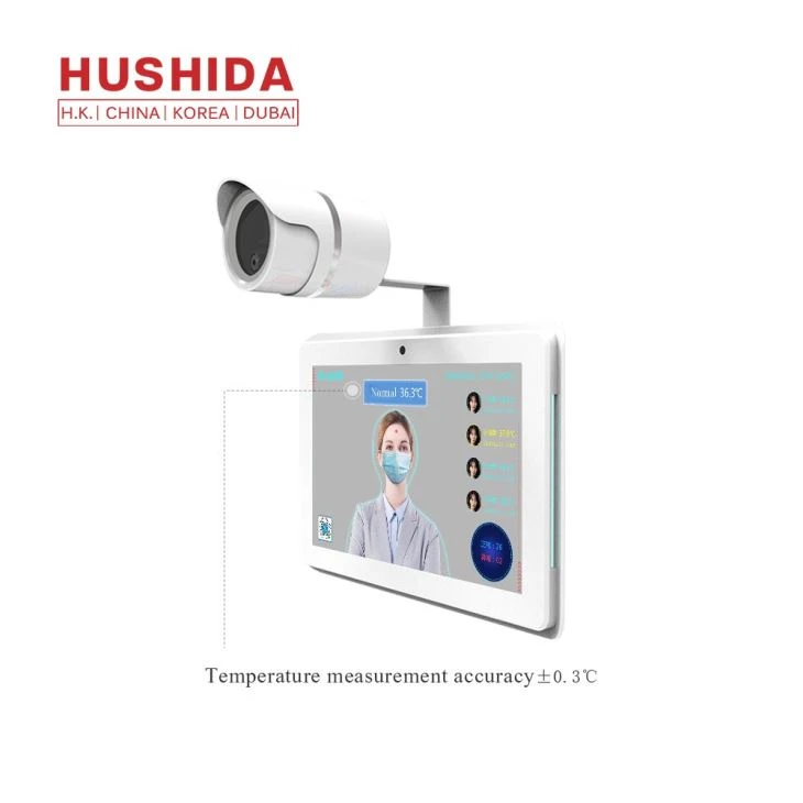 10.1 Inch AI Facial Attendance Detection Infrared Thermometer