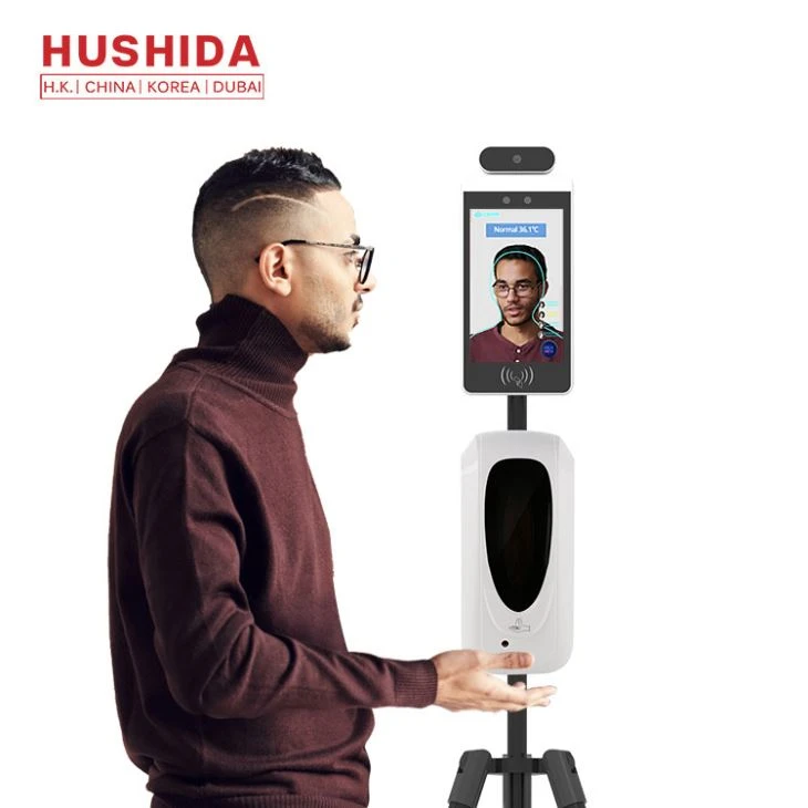 1000ml Hand Sanitizer With Face Recognition Temperature Scanner Device
