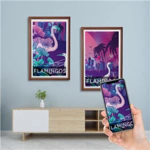 Cyfrowa ramka wyświetlacza Art NFT